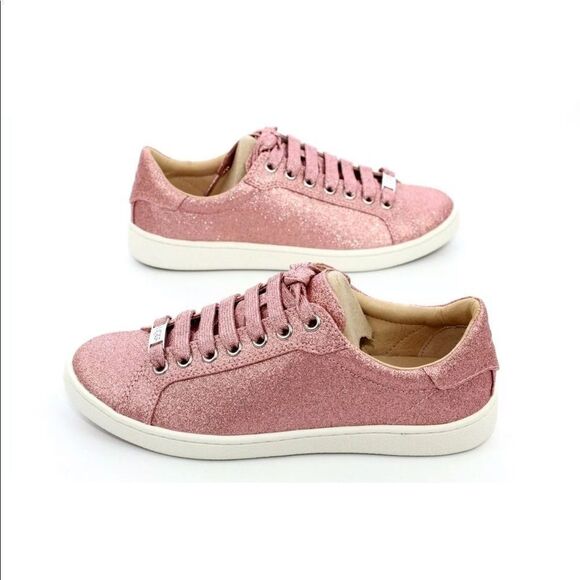 UGG Milo Pink Glitter Fashion Sneaker NEW - Picture 3 of 8